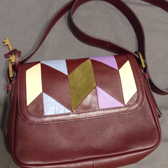 FOSSIL🎁Patchwork Crossbody - Picture 2 of 6